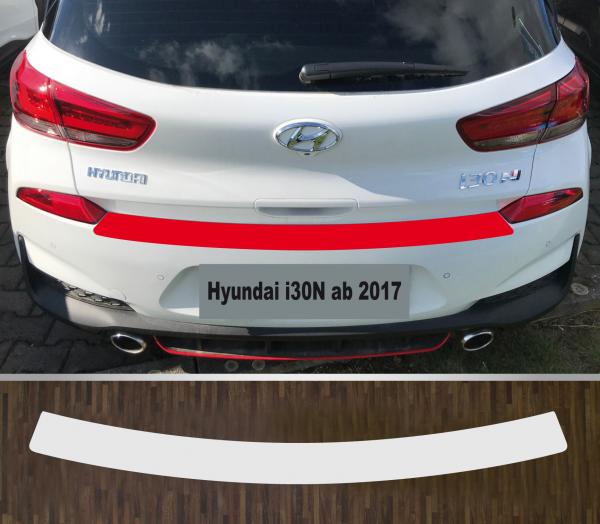 Lackschutzfolie Ladekantenschutz transparent 70 µm für Hyundai i30N Baujahre 2017 -2021